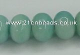 CAM128 15.5 inches 13*18mm rondelle amazonite gemstone beads