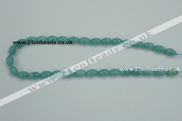 CAM129 15.5 inches 8*12mm rice amazonite gemstone beads wholesale