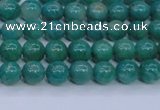 CAM1300 15.5 inches 4mm round natural Russian amazonite beads