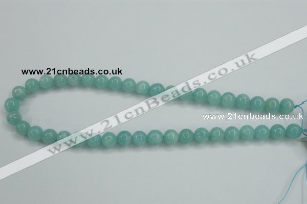 CAM136 15.5 inches 10mm round amazonite gemstone beads wholesale