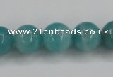 CAM138 15.5 inches 14mm round amazonite gemstone beads wholesale