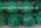 CAM1406 15.5 inches 16mm faceted round Russian amazonite beads