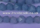 CAM1417 15.5 inches 8mm faceted nuggets Chinese amazonite beads