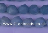 CAM1418 15.5 inches 10mm faceted nuggets Chinese amazonite beads