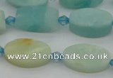 CAM1426 15.5 inches 10*16mm oval Chinese amazonite beads