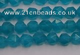 CAM1431 15.5 inches 6mm faceted nuggets dyed amazonite gemstone beads