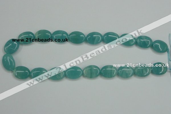 CAM148 15.5 inches 15*20mm oval amazonite gemstone beads wholesale