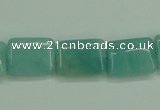 CAM150 15.5 inches 12*16mm rectangle amazonite gemstone beads