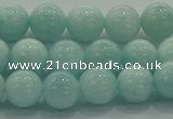 CAM1502 15.5 inches 8mm round natural peru amazonite beads