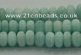 CAM1531 15.5 inches 4*6mm rondelle natural peru amazonite beads