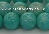 CAM1555 15.5 inches 14mm round natural peru amazonite beads