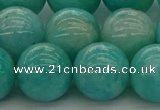 CAM1556 15.5 inches 16mm round natural peru amazonite beads