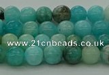 CAM1571 15.5 inches 6mm round Russian amazonite beads wholesale