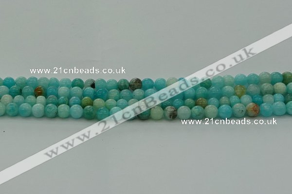 CAM1571 15.5 inches 6mm round Russian amazonite beads wholesale