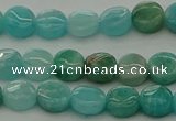 CAM1590 15.5 inches 6mm flat round Russian amazonite beads