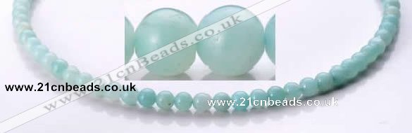 CAM16 16 inches round 6mm natural amazonite beads Wholesale