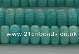 CAM1602 15.5 inches 5*8mm rondelle natural peru amazonite beads