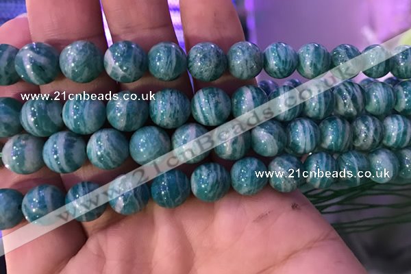 CAM1653 15.5 inches 10mm round Russian amazonite gemstone beads