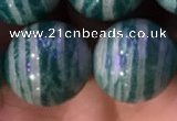 CAM1655 15.5 inches 14mm round Russian amazonite gemstone beads