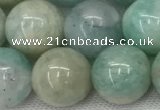 CAM1684 15.5 inches 12mm round natural amazonite beads wholesale