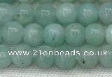 CAM1685 15.5 inches 4mm round natural amazonite beads wholesale