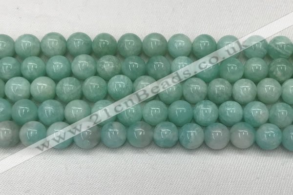 CAM1688 15.5 inches 10mm round natural amazonite beads wholesale