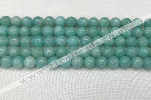 CAM1692 15.5 inches 8mm round natural amazonite gemstone beads