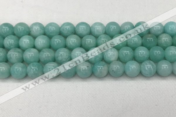 CAM1693 15.5 inches 10mm round natural amazonite gemstone beads