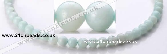 CAM17 15.5 inches round 8mm natural amazonite beads Wholesale