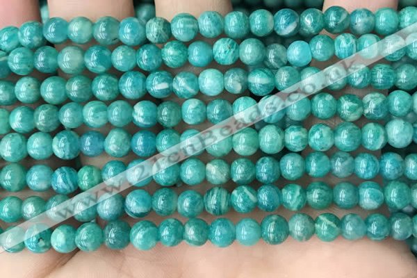 CAM1701 15.5 inches 5.5mm round Russian amazonite beads