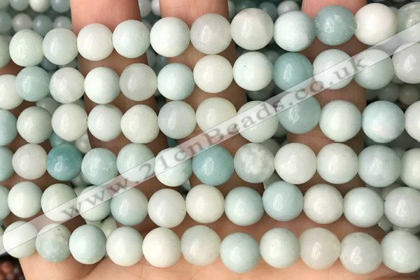 CAM1723 15.5 inches 10mm round amazonite beads wholesale