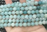 CAM1732 15.5 inches 8mm round amazonite gemstone beads