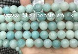 CAM1734 15.5 inches 12mm round amazonite gemstone beads