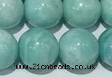 CAM1768 15 inches 10mm round amazonite gemstone beads