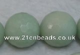 CAM181 15.5 inches 16mm faceted round amazonite gemstone beads