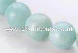 CAM21 15.5 inches natural amazonite 16mm round beads Wholesale