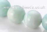 CAM22 15.5 inches natural amazonite round 18mm beads wholesale