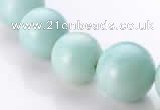 CAM24 17 inches different sizes round natural amazonite beads