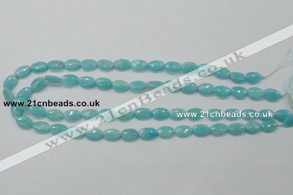 CAM303 15.5 inches 8*12mm oval natural peru amazonite beads wholesale