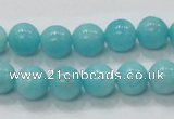 CAM308 15.5 inches 10mm round natural peru amazonite beads wholesale