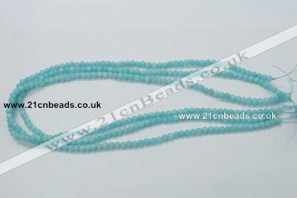 CAM315 15.5 inches 6mm round natural peru amazonite beads wholesale