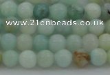 CAM321 15.5 inches 6mm round natural peru amazonite beads