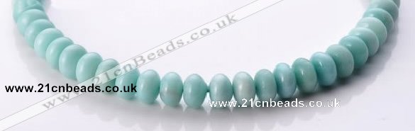 CAM33 rondelle 5*8mm natural amazonite gemstone beads Wholesale