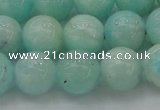 CAM334 15.5 inches 10mm round natural peru amazonite beads