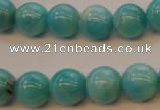 CAM354 15.5 inches 12mm round natural peru amazonite beads wholesale