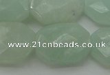 CAM369 15.5 inches 15*20mm faceted octagonal amazonite beads