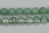 CAM401 15.5 inches 8mm round natural russian amazonite beads wholesale