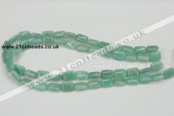 CAM405 15.5 inches 10*14mm rectangle natural russian amazonite beads