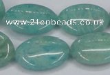 CAM409 15.5 inches 18*25mm oval natural russian amazonite beads