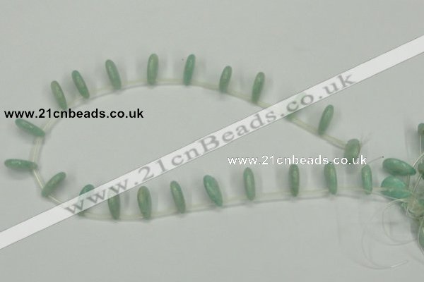 CAM418 15.5 inches flat teardrop 13*18mm natural russian amazonite beads